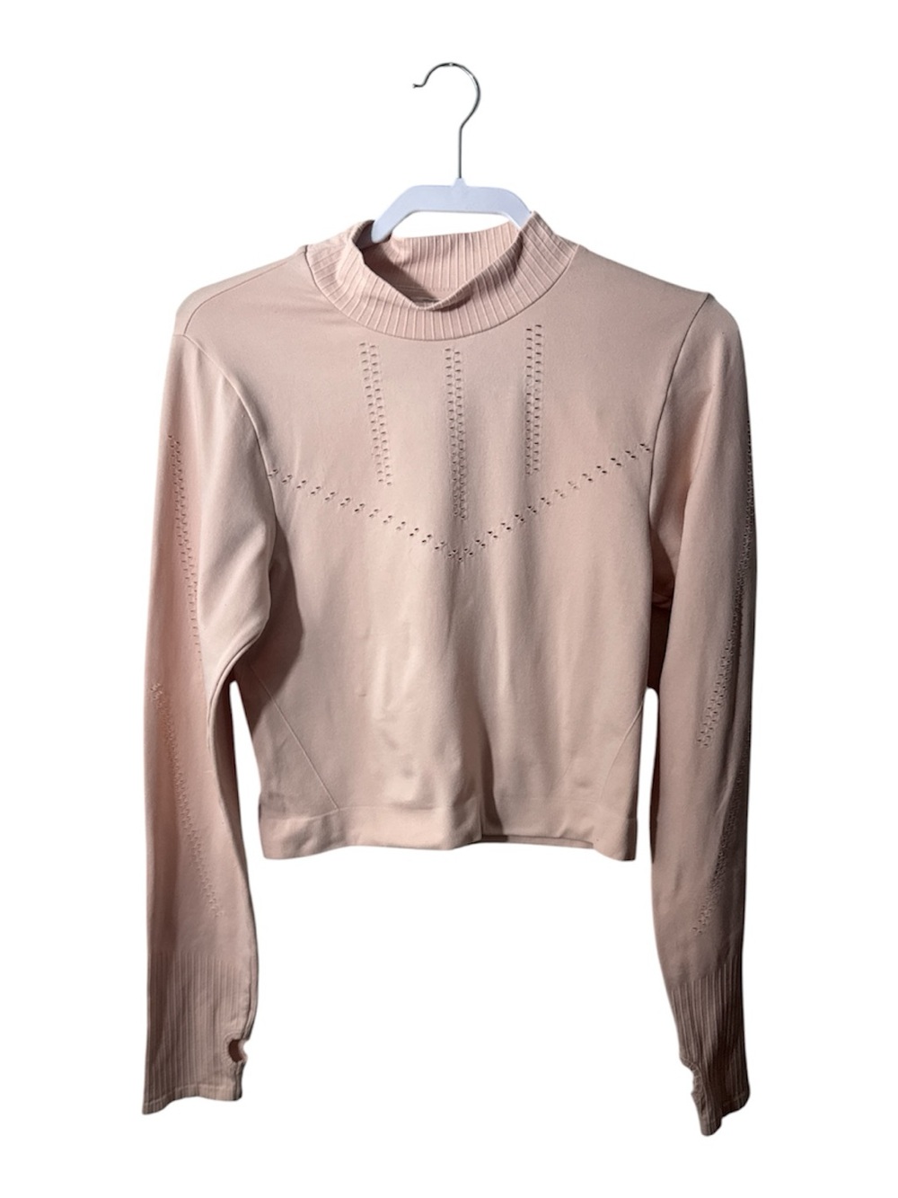 Old Navy Seamless Crop Performance Top Size XL Pink Women's